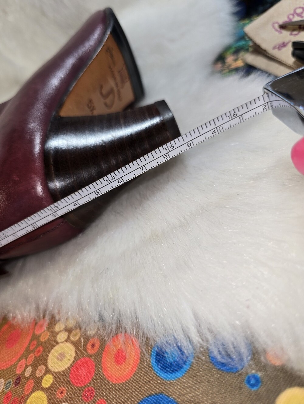 Harvard Square Burgundy Leather Equestrian Riding Boots - Women's - Picture 14 of 16